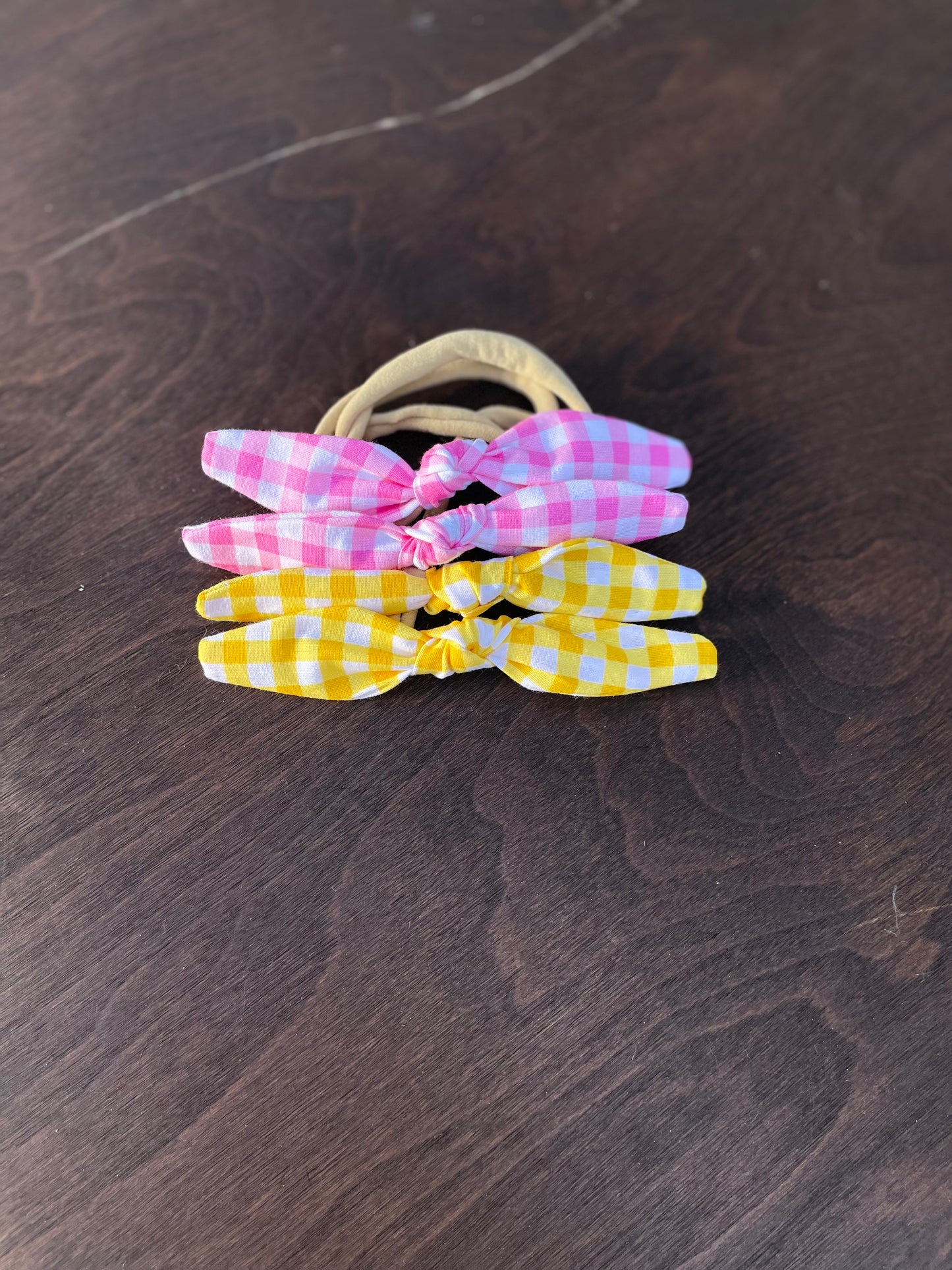 Yellow gingham mini