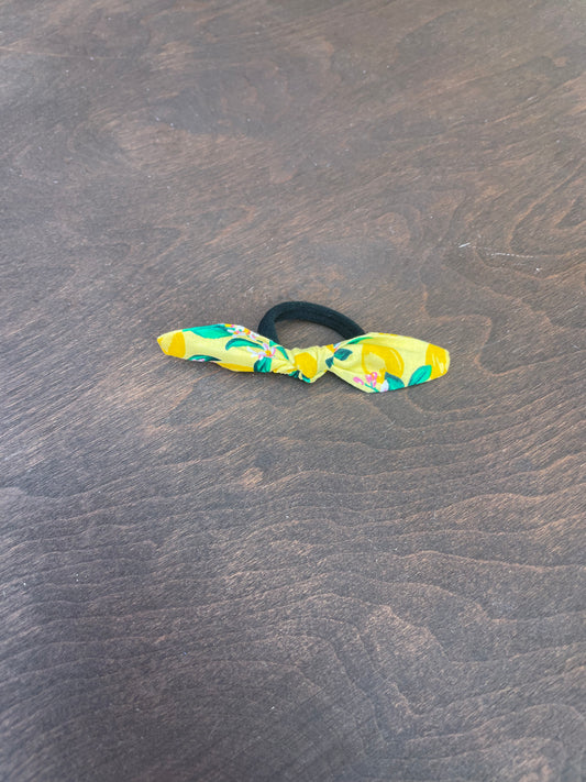 Sicilian lemon hair tie