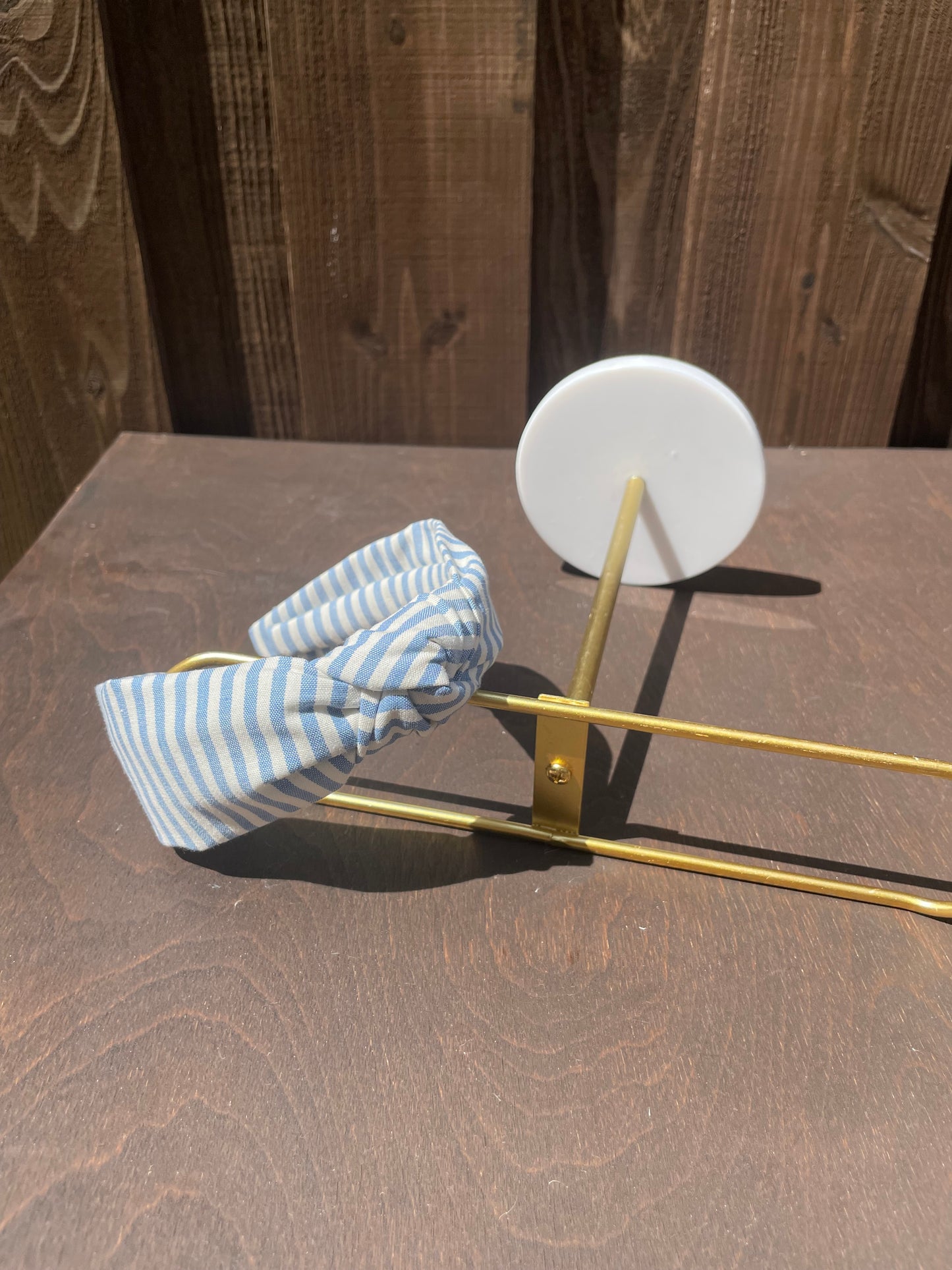 Blue stripes headband