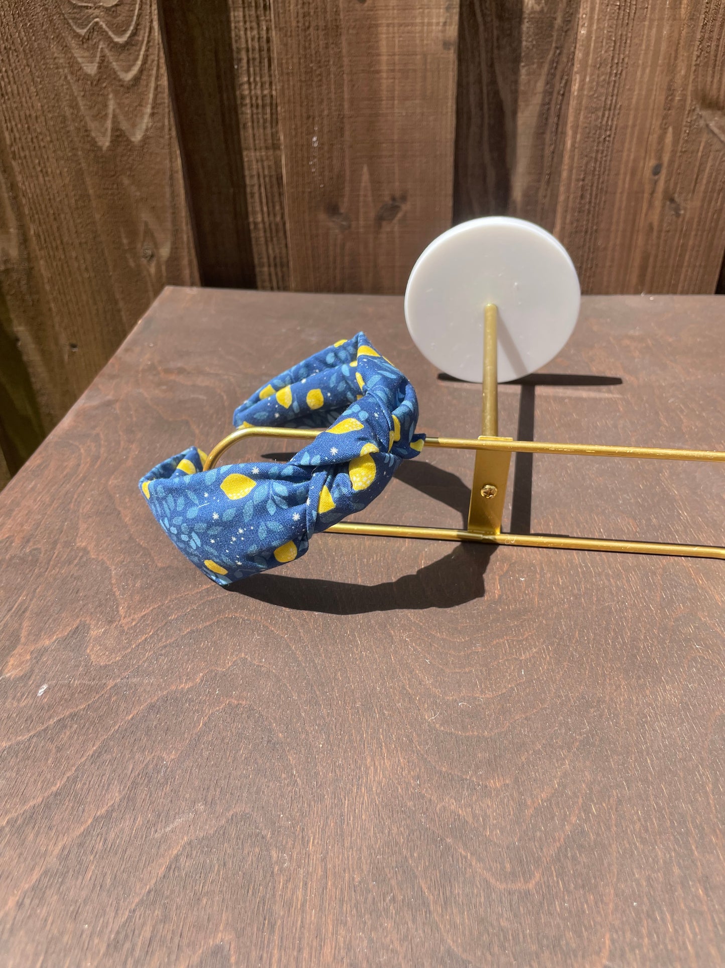 Midnight lemon headband