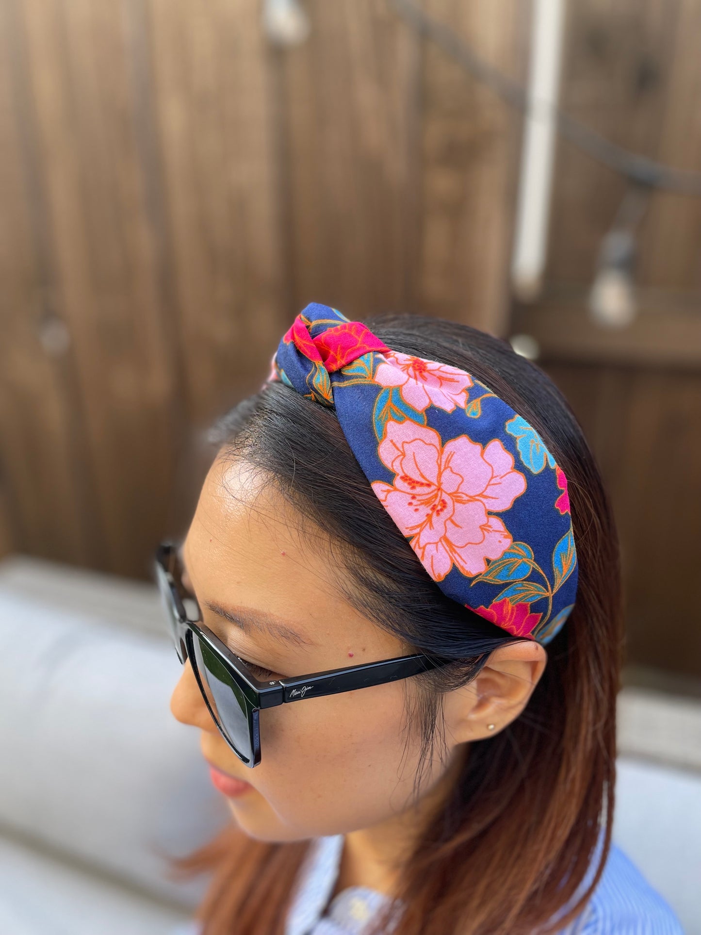 Camellia charm headband