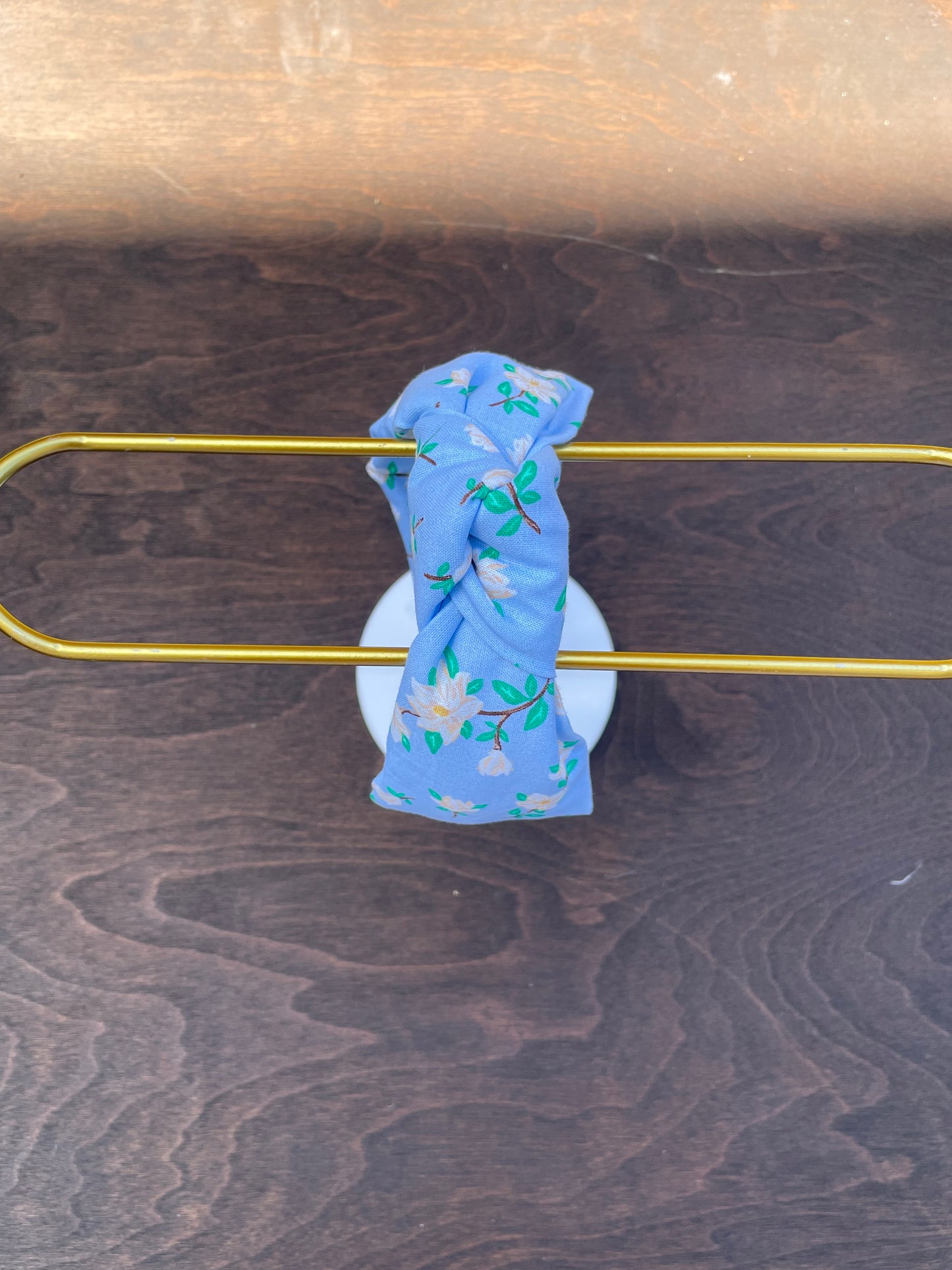 Twine & Petal headband in blue
